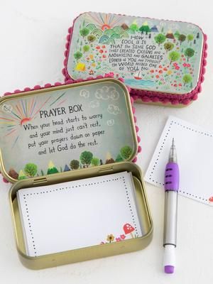 Prayer Box|Beautiful Girl – Natural Life Prayer Is Powerful, Gift For Graduation, Secret Sisters, Christian Crafts, Prayer Box, Church Crafts, Natural Life, Sweet Gifts, Inspirational Message