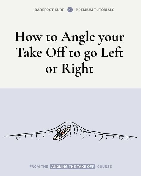 How to angle your take off to go left and right Surfing Techniques, Surfing Tips, Surf Camp, Learn To Surf, Surf Shack, Surf Life, Left Or Right, Draw Your, Left And Right