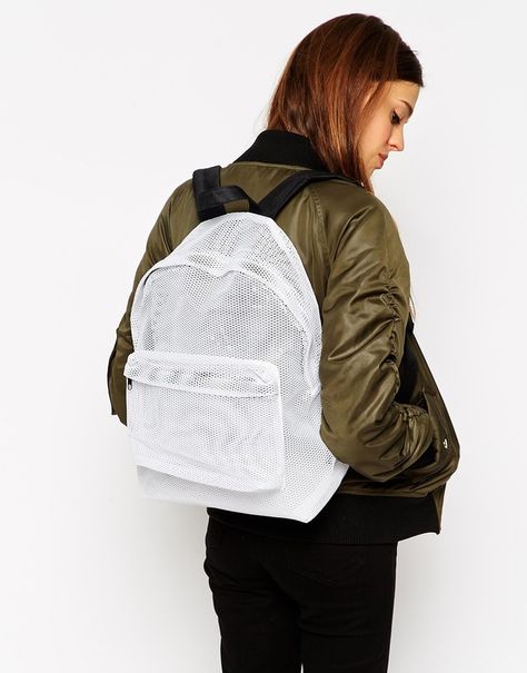 Asos Collection Mesh Backpack Backpack Aesthetic, Mesh Backpack, Aesthetic Backpack, Canvas Backpack, Latest Clothes, Latest Fashion Clothes, Free Clothes, Sling Backpack, Mens Clothing Styles