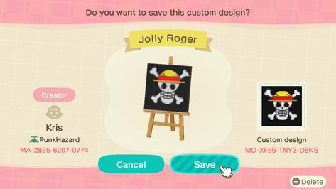 Animal Crossing Qr Codes Flags, Acnh One Piece, Cottage Core Animal Crossing, Pirate Code, Flag Code, Animal Crossing Outfits, Animal Crossing 3ds, Animal Crossing Guide, Animal Crossing Wild World