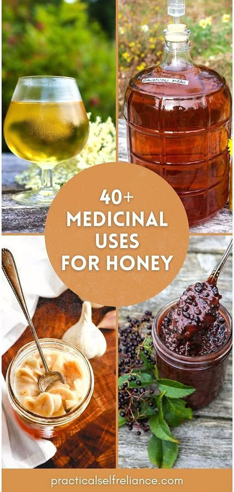 Honey Cough Remedy, Uses For Honey, Herbalism Recipes, Herbs Medicine, Honey Uses, Medicine Recipes, Infused Honey, Herbal Medicine Recipes, Home Apothecary