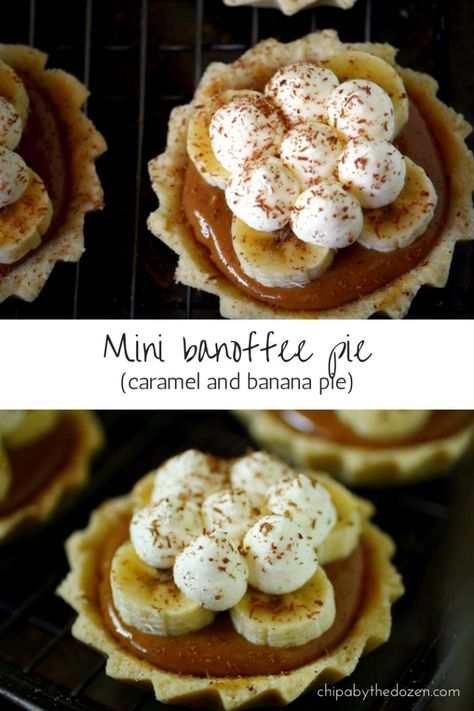 Dessert Tarts, Banoffee Cake, Aesthetic Recipes, Banoffee Pie Recipe, Banana Pie, Pies Recipes, Individual Pies, Christmas Buffet, Mini Dessert