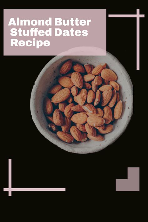 Are you looking for a great snack to satisfy your sweet tooth while still staying within your health goals? These Almond Butter Stuffed Dates are the perfect way to satisfy a sweet tooth without adding processed sugar. Plus, they are high in fiber and healthy fats and they taste decadent! Stuffed Dates, High In Fiber, Date Recipes, Snack Board, Processed Sugar, Energy Bites, Compass Rose, Real Ingredients, Health Goals