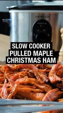 Haloumi Recipe, Ham Slow Cooker, Ancient Grain Salad, Pulled Ham, Ancient Grains Salad, Maple Ham, Haloumi Recipes, Christmas Ham Recipes, Christmas Main