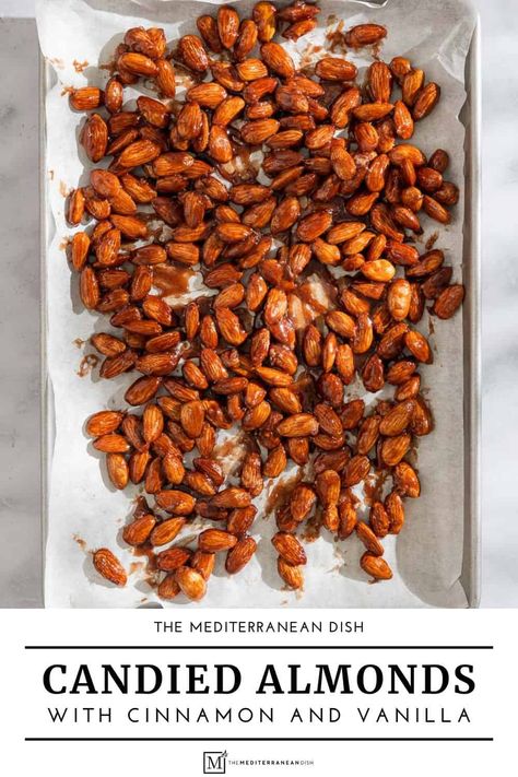 There’s nothing like the smell of candied nuts with cinnamon in your kitchen. Make this candied almonds recipe for an easy holiday treat! Bavarian Almonds Recipe, Caramelized Almonds Recipes, Seasoned Almonds Recipes, Candy Almonds, Candied Almonds Recipe, Caramelized Almonds, Glazed Almonds, Candy Almonds Recipe, Almonds Recipe