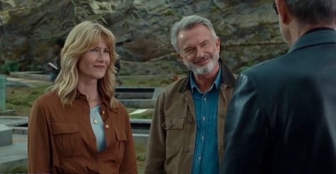 Ellie, Alan & Ian reunited - Jurassic World: Dominion (2022) Sam Neill, Jurassic World Dominion, Dinosaur Park, Chaos Theory, Jurassic Park World, Jurassic World, Jurassic Park, Favorite Movies, Couple Photos