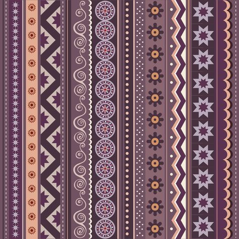 Textile Digital Border Design, Ajrakh Border Design, Digital Lace Border, Ajrakh Border, Pallu Designs, Ikat Border, Jewel Tones Palette, Geometric Borders, Best Love Pics