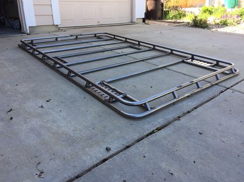 Homemade Roofracks. - Page 58 - Expedition Portal Offroad Roof Rack, Roof Rack Ideas Off Road, Aksesoris Jeep, Vw Pointer, Nissan Vans, Mobil Off Road, Jeep Zj, Toyota Suv, Car Roof Racks