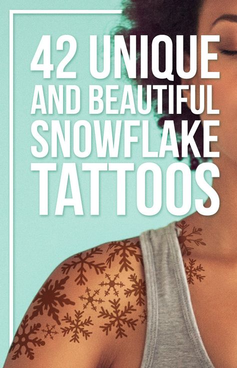 Snowflake Tattoo Design, Winter Tattoo Ideas, Snowflake Tattoos, Snowflake Tattoo, Snow Tattoo, Snow Flake Tattoo, Tattoo Unique, Trendy Tattoo, Makeup Tattoos