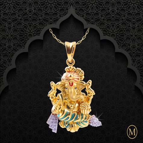 God Lockets In Gold For Men, Ganesha Pendant For Men, Ganesh Locket Pendants, God Pandent, Chaturthi Ganesha, Buddhist Jewelry, Gold Pendants For Men, God Pendant, Ganesh Pendant