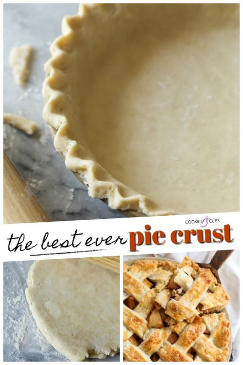 Best Ever Pie Crust Recipe, How To Pinch Pie Crust, Pillsbury Pie Crust Recipe, Thick Pie Crust Recipe, Best Pie Dough Recipe, The Best Pie Crust Recipe, Pioneer Woman Pie Crust Recipe, Best Pie Crust Recipe Flaky, Pie Crust With Vinegar