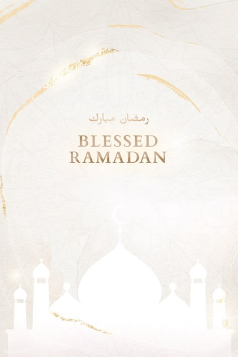 Blessing for Ramadan card template | free image by rawpixel.com / katie Image Ramadan, Ramadan Card, Bon Ramadan, Ramadan Mubarak Wallpapers, Ramadan Eid Mubarak, Eid Mubarak Wallpaper, Ramadan Planner, Eid Mubarak Banner, Ramadan Cards