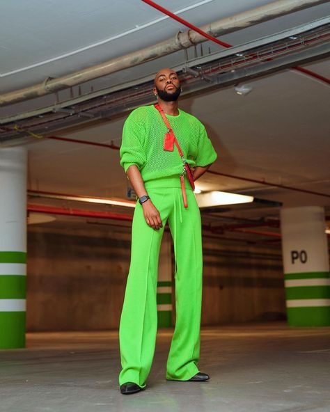 Queer Style, Fashion Highlights, Monochromatic Fashion, Neon Outfits, Mens Editorial, Men Spring, Mens Spring Fashion, Mens Fashion Inspiration, Androgynous Fashion