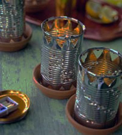 Coffee Can Lanterns, Charming Diy Project to Recycle Cans for Outdoor Lights Lantern Pattern, Can Lanterns, Tin Can Lanterns, Diy Recycled Projects, Recycle Cans, Diy Lanterns, Backyard Porch, Outdoor Lights, Beautiful Coffee