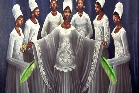 haitianartlover: Pierre Augustin Black Power Art, Kemetic Spirituality, Haitian Art, Dance Project, African Spirituality, Afrocentric Art, Black Art Painting, Joggers Outfit, Occult Art