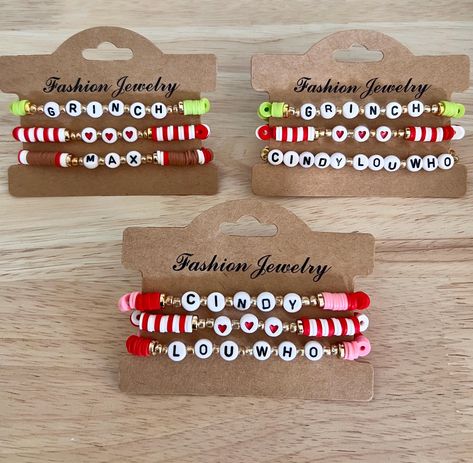 The Grinch And Cindy Lou, Grinch And Cindy Lou, Grinch Cindy Lou, Cindy Lou Who, Bracelet Sets, Cindy Lou, Loyal Dogs, Christmas Lovers, Perfect Stocking Stuffers