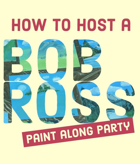 Bob Ross Birthday, Bob Ross Youtube, Amazon List, Inverted Long Bob, Simple Birthday Party, Bob Ross Paintings, Cool Birthday Cards, The Joy Of Painting, Sip N Paint