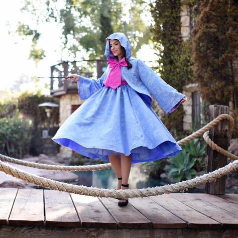 HalloweenCostumes.com on Instagram: “Bibbidi-Bobbidi-Boo! ✨ The amazing @veroniquevicaribarnes makes the cutest Fairy Godmother! 📸: @yellowheartphotography . . .…” Cinderella Fairy Godmother Costume, Godmother Outfit, Godmother Costume, Fairy Godmother Costume, Godmother Dress, Cinderella Fairy Godmother, Halloween Costumes To Make, Best Costume, Cinderella Costume