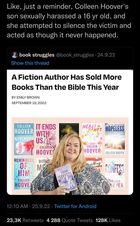 Colleen Hoover Books Slander, Colleen Hoover Memes, Colleen Hoover Slander, Booktok Slander, Coho Slander, Feeling Of Betrayal, To Be In Love, Colleen Hoover Books, This Generation