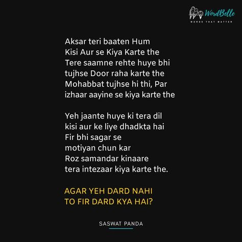 I know your heart isn't mine, yet I wait for you on the seaside.. #poetry #shayari #Indianshayar #Delhi #anIndianpoet #lovepoetryisdeep #loveisntobjective #India #wordlove #wordbelle #wordsthatmatter Waiting Shayari, Poem Love, Delhi Travel, Still Waiting For You, I Wait For You, Waiting For U, Instagram Photo Frame, Waiting For Love, Love Poem