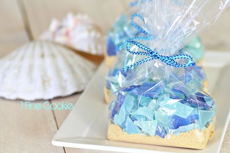 Sea Glass Candy Recipe by 1 Fine Cookie | Flickr - Photo Sharing! Sea Glass Candy Recipe, Sea Glass Candy, Summer Favors, Trendy Wedding Favors, Candy Wedding Favors, Ocean Wedding, Edible Wedding Favors, Beach Wedding Favors, Favors Diy