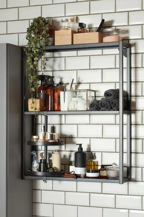 Enhet Ikea, Ikea Bar, Bar Inspiration, Ikea Bathroom, Old Apartments, Apartment Life, Home Organisation, Compact Living, Cozy Room Decor