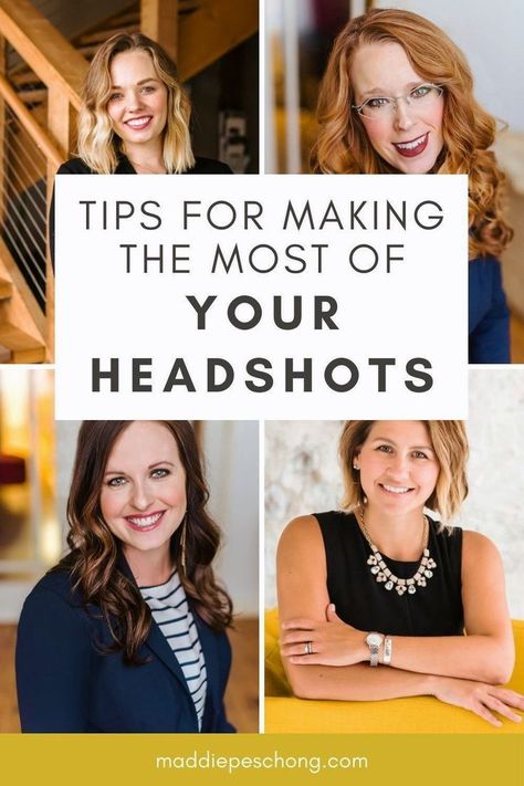 Tips For Good Headshots, Profession Headshot Outfits, Headshot Outfit Professional, How To Take A Professional Photo, How To Take The Best Headshots, What To Wear In Photoshoot, Headshot Business Women, How To Take A Portrait Photo, Female Executive Photoshoot