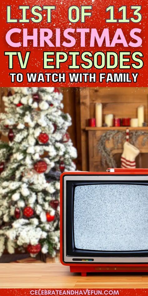 If you're anything like me, you like re-watching the Christmas episodes of your favorite tv shows. Here's a list of the Christmas episodes of my favorite tv shows. Christmas Tv Episodes, Christmas Episodes Of Tv Shows, Life With Derek, Best Hallmark Christmas Movies, Christmas Tv Specials, Christmas Tv Shows, Phil Of The Future, Movie Challenge, Dog With A Blog