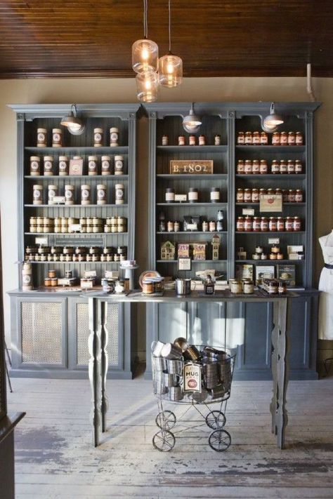 Apothecary Design, Apothecary Shop, Beekman 1802, Boy Friends, Pharmacy Design, Cafe Bistro, Candle Store, Soap Shop, Restaurant Ideas