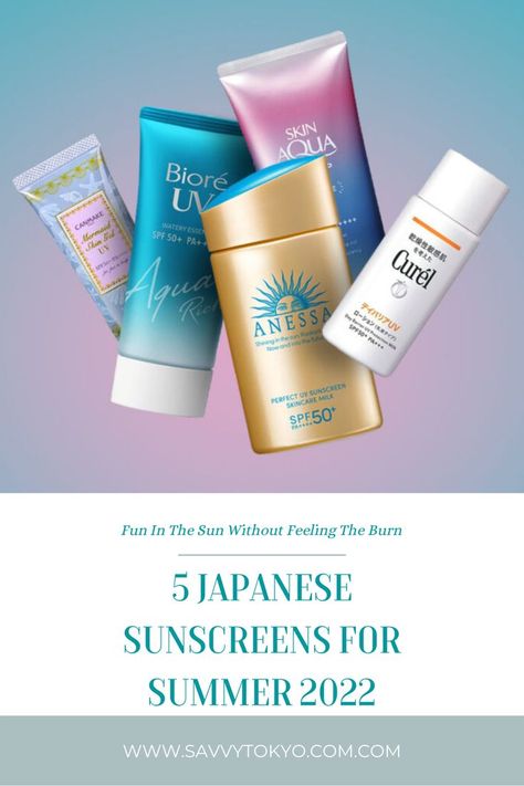 Japanese Sunscreens for Summer Japan Sunscreen, Japan Skincare, Japanese Sunscreen, Skincare Sunscreen, Skincare Steps, Mermaid Skin, Gel Sunscreen, Aloe Green, Clear Healthy Skin