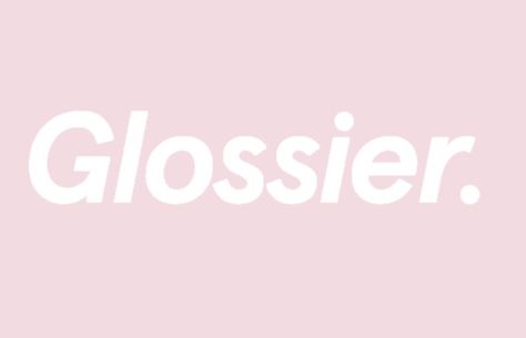 Glossier Poster Aesthetic, Glossier Poster Prints, Pink Wall Collage Bedroom, Glossier Aesthetic Wallpaper, Glossier Poster, Pink Beauty Aesthetic, Photo Wall Collage Pink, Beauty Aesthetic Makeup, Glossier Branding