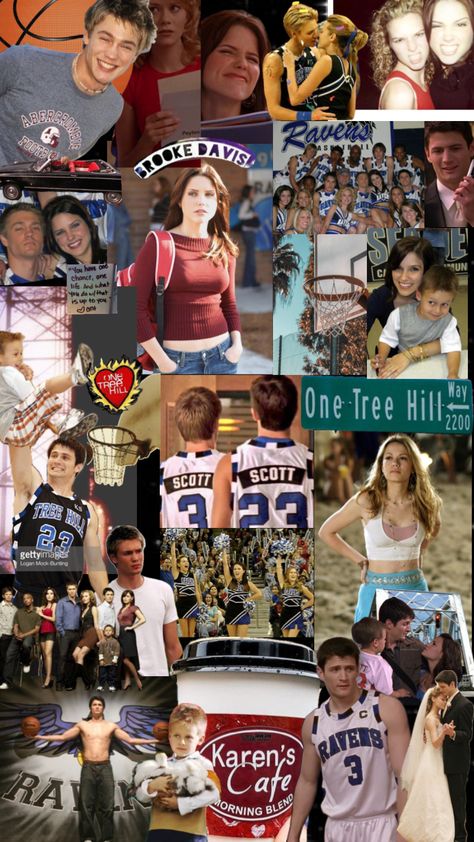 One Tree Hill Collage, One Tree Hill Wallpaper Iphone, Les Freres Scott, One Tree Hill Wallpaper, Hill Wallpaper, Drakes Album, Three Hills, One Tree Hill Cast, Iphone Stickers