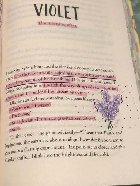 Purple Annotation, All The Bright Places Annotations, All The Bright Places Quote, Annotating Books Without Writing In Them, Everything I Know About Love Annotations, Nothing Like The Movies Annotations, All The Bright Places Quotes, Book Quote Annotations, All The Bright Places