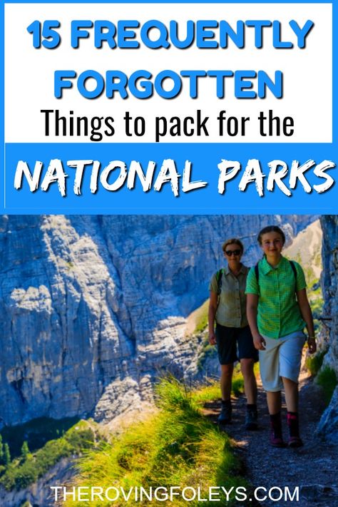 Redwoods Packing List, Yosemite National Park Packing List, What To Pack For Glacier National Park, Yosemite Packing List, Glacier National Park Packing List, When To Visit National Parks, Best National Parks For Kids, National Park Packing List, Best Hikes In Yellowstone National Park