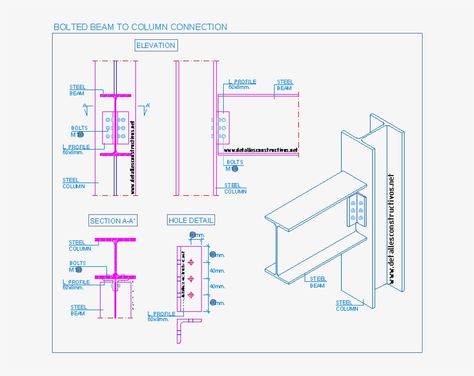 Steel Structure Detail, Steel Siding, Metal Columns, Section Drawing, Steel Structure Buildings, Backyard Gazebo, Architecture Construction, Steel Columns, I Beam