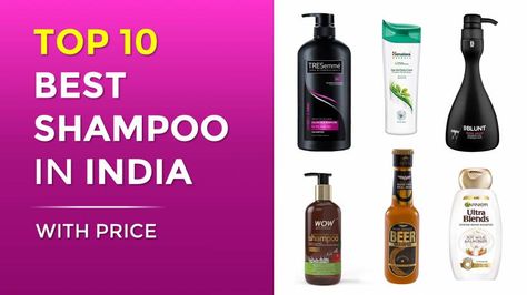 Top 10 Best Shampoos in India with Price Get Shiny Hair, Beer Shampoo, Hair Smoothening, Best Shampoo, Silky Smooth Hair, Hair Silky, Best Shampoos, Indian Festivals, Silky Hair