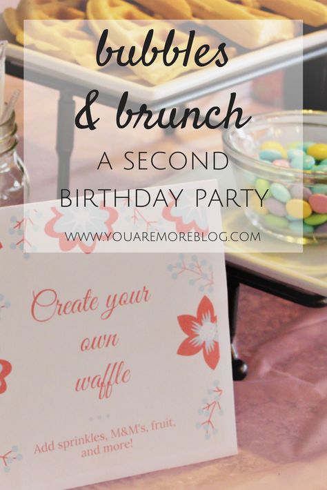 2nd Birthday Brunch, Easter Brunch Quiche, Bubbles And Brunch, Kids Brunch, Bubble Birthday Parties, Brunch Bar, 2nd Birthday Party For Girl, Bubble Birthday, Baby Shower Drinks