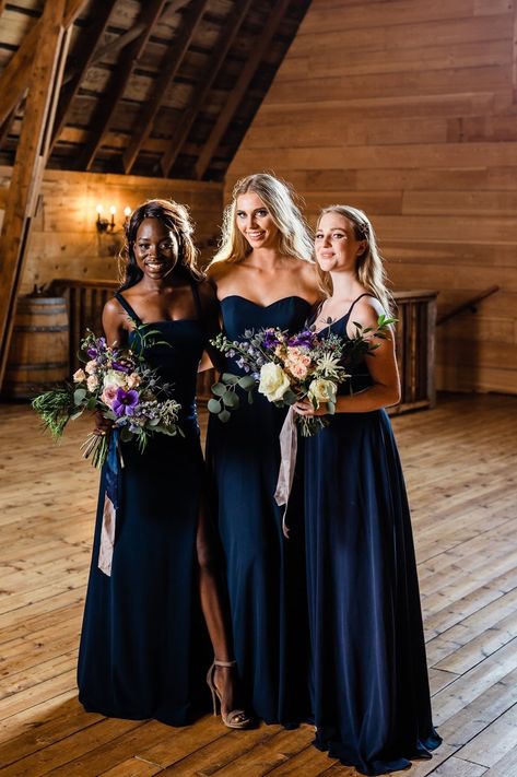 Affordable navy blue bridesmaid dresses | Long blue bridesmaid dresses   from Thread Bridesmaid.  #bridesmaids #bridesmaiddresses #weddings #weddingattire #bluewedding #navyblue #dresses #bohowedding #dressesforweddings #bridesmaiddress #navybluewedding Navy Weddings, Wedding Outdoors, Navy Blue Bridesmaid, Mutual Weirdness, Navy Blue Bridesmaids, Navy Bridesmaids, Bridesmaid Dress Collection, Navy Blue Bridesmaid Dresses, Boda Mexicana