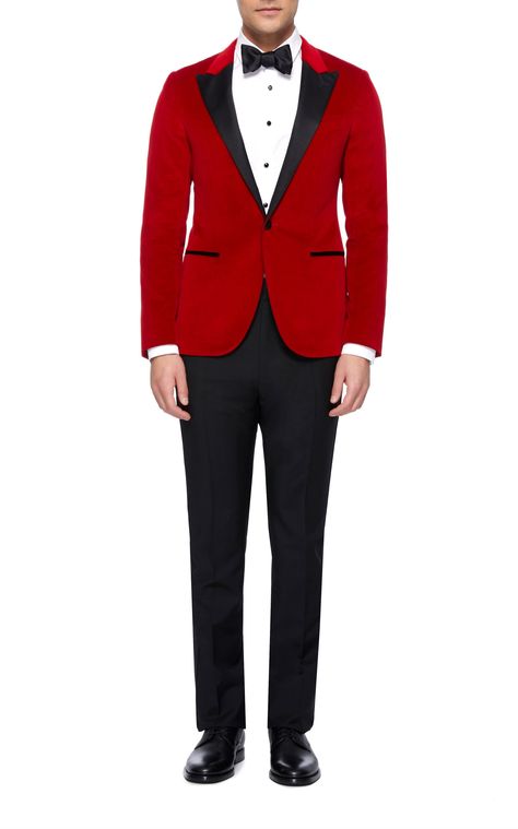 Suit With Red Tie, Classic Black Suit, Black Suit Pants, Black Tuxedo Jacket, Black Tie Suit, Birthday Suit, Black Tuxedo, Red Tie, Holiday Party Outfit