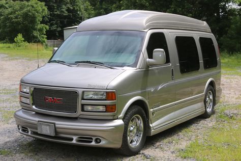 Gmc Conversion Van, Conversion Vans For Sale, Chevrolet Van, Conversion Vans, Gmc Vans, Truck Bed Storage, Vhs Player, Live Images, Vans Old School