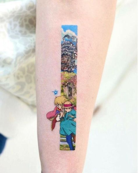 Tatuaje Studio Ghibli, Contemporary Tattoo, Instagram Do, Studio Ghibli Tattoo, Tattoo Thoughts, Bookish Tattoos, Ghibli Tattoo, Kawaii Tattoo, Cute Little Tattoos