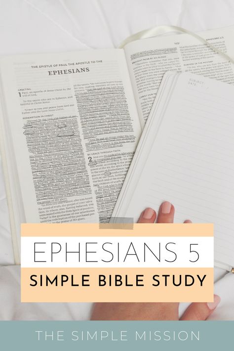 Ephesians 5 Bible Study Notes, Ephesians Study Guide, Ephesians Bible Study Notes, Ephesians Bible Study, Toddler Bible Study, Bible Study Ephesians, Simple Bible Study, Marriage Bible Study, Toddler Bible