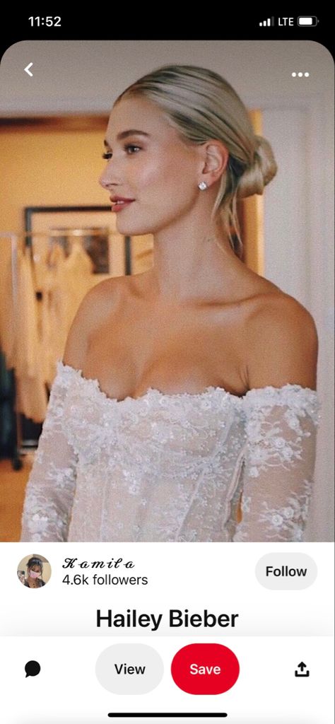 Hailey Bieber Wedding, Chignon Bun, Simple Prom Hair, Ball Hairstyles, Bridal Hair Updo, Dress Hairstyles, Glam Wedding, Wedding Hair And Makeup, Hailey Bieber