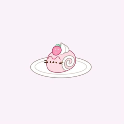 Pusheen on Instagram: “roll cake 🍰 #pusheen #cute #kawaiiart” Pusheen Gif, Pink Pusheen, Pusheen Stickers, Pusheen Cute, Pusheen Cat, Cute Funny Cartoons, Roll Cake, Cute Doodle Art, Kawaii Doodles