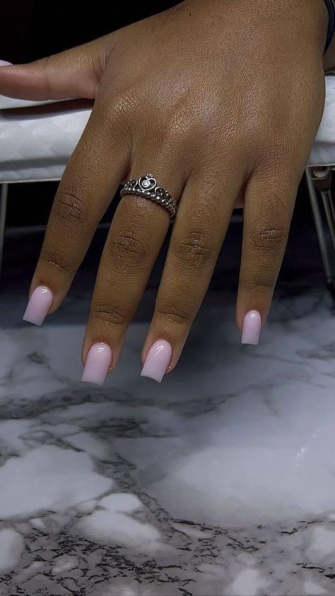 White Square Nails, Pink Square Nails, Sqaure Nails, Tapered Square Nails, Bunny Nails, Square Nail Designs, Pink Square, Unique Acrylic Nails, Marble Nails