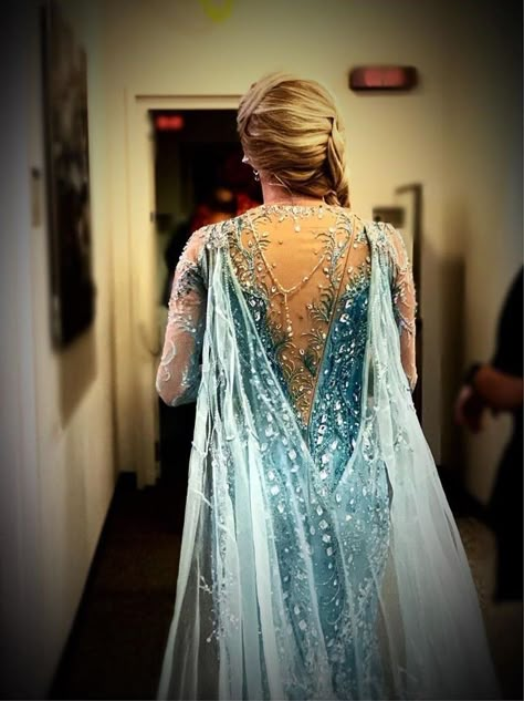 Frozen Broadway Costumes, Elsa Broadway, Starfall Dress, Frozen Costume Ideas, Frozen Jr Costumes, Frozen On Broadway, Frozen Play, Frozen The Musical, Frozen Broadway