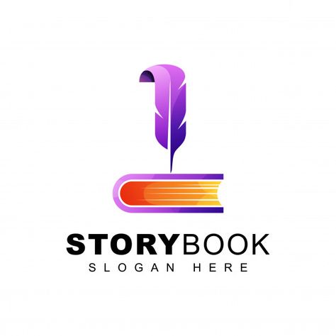 Story life book logo Premium Vector | Premium Vector #Freepik #vector #logo #school #book #children Book Logo Ideas, Story Logo Design, Book Logo Design Ideas, Bookstore Logo, Books Logo, Story Logo, Logo Education, Writer Logo, Craft Beer Packaging