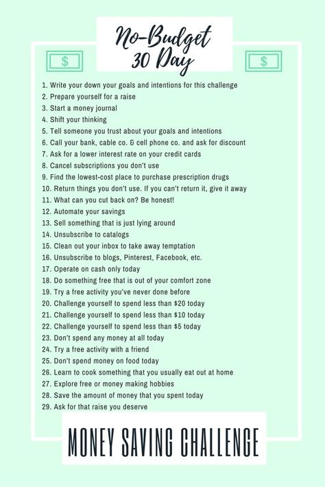 30 Day Money Saving Challenge, Healthy Finances, Planning Life, Budget Money, Adulting 101, Budget Goals, Cheap Living, Bored Kids, Financial Organization