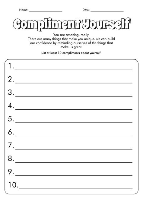 What Is Self Esteem, Positive Affirmation Worksheet, Self Esteem Worksheets For Teens, Self Image Activities, Self Esteem Worksheets For Women, Self Esteem Activities For Teenagers, Self Awareness Worksheets, Self Reflection Worksheet, Self Love Worksheet