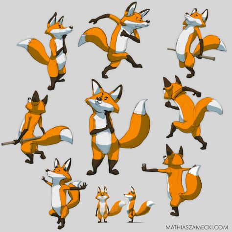 ArtStation - Character Design explorations 1, Mathias Zamęcki Fox Character Illustration, Sitting Fox Drawing, 9 Tailed Fox Art, White Fox Art, Red Fox Drawing, Fox Illustration Drawing, Fox Cartoon Character, Fox Character Design, Cartoon Fox Drawing